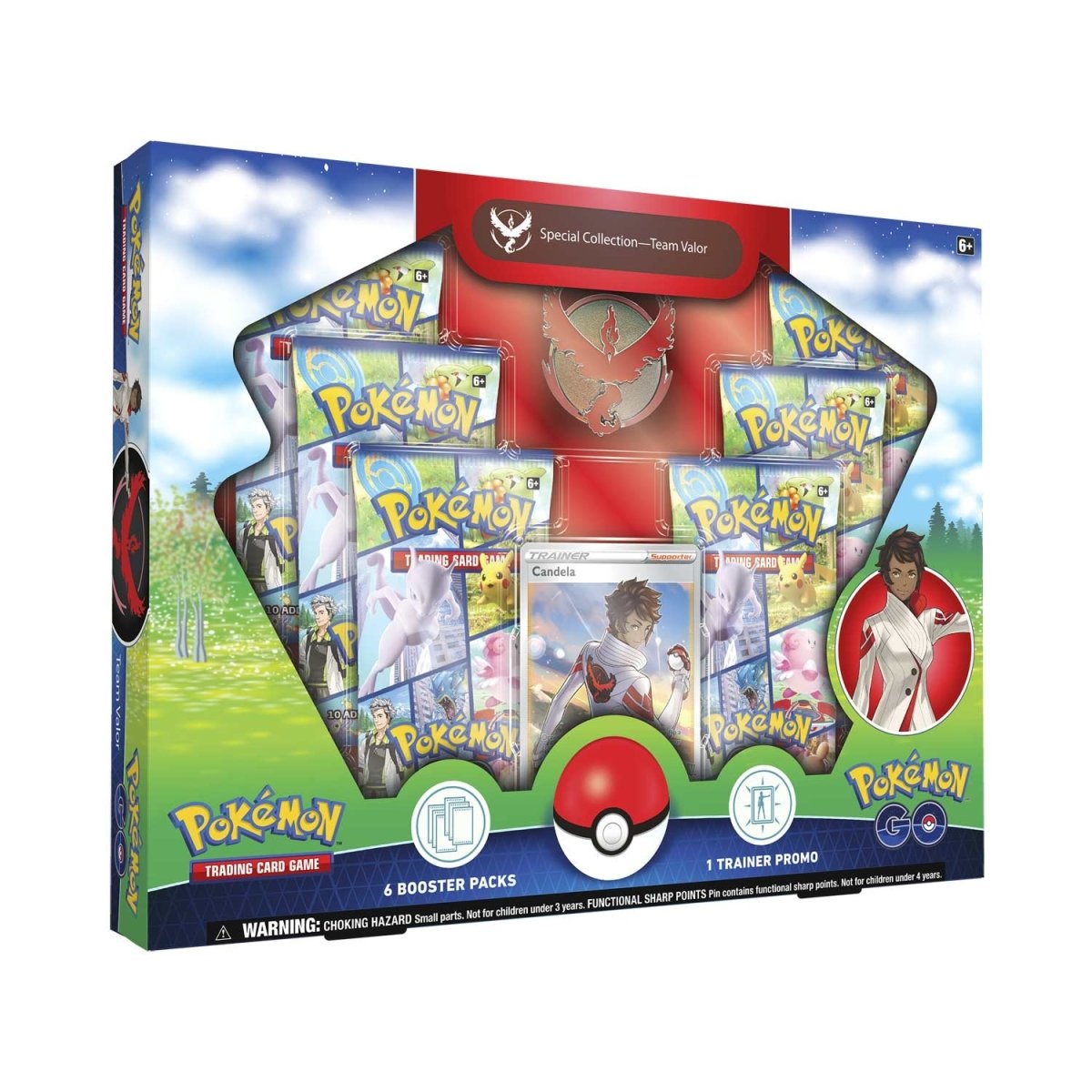 Team Valor Special Collection Box from Go Pokémon card set